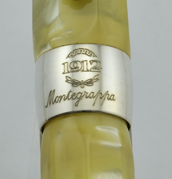 Montegrappa Symphony Fountain Pen - Parchment Celluloid, Sterling